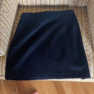 Banana Republic black velvet skirt
